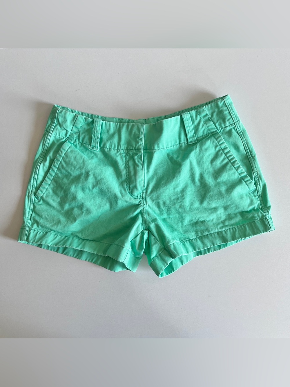vineyard vines women's 3.5" Solid Everyday Short 0 green preppy cotton casual